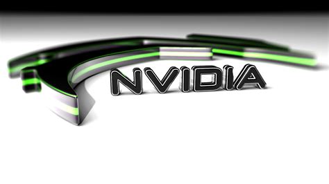Wallpaper Nvidia White Background Logo Digital Art 1920x1080