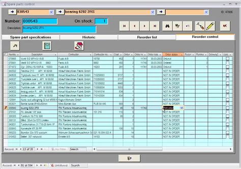 Free Spare Parts Inventory Management Excel Motor Informations
