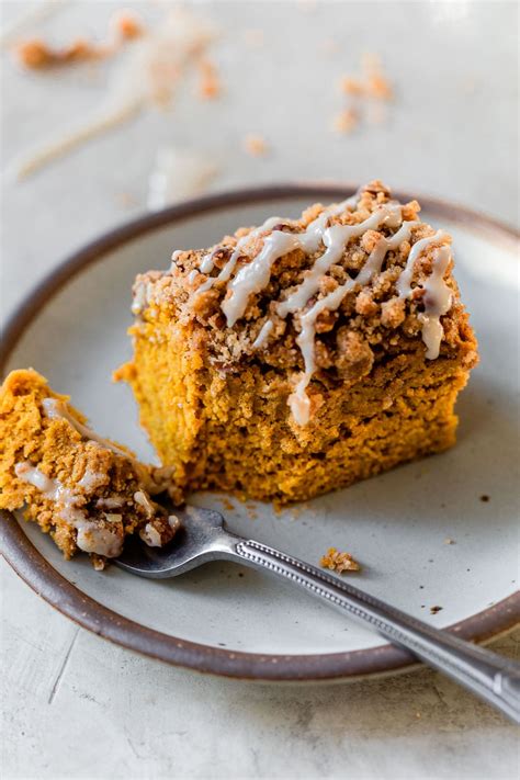 Pumpkin Coffee Cake With Streusel Crumb Topping