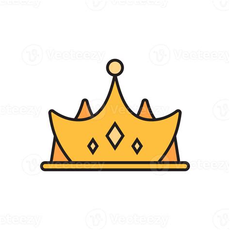 Gold Crown Icon 28723141 Png