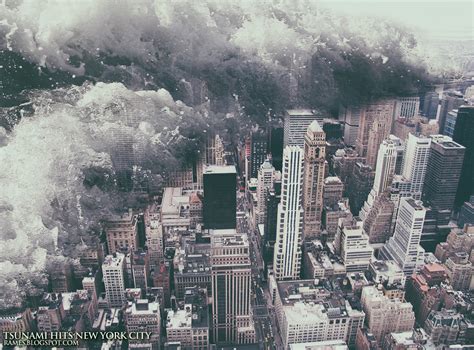 Tsunami Hits New York City Photomanipulation By Me Flickr