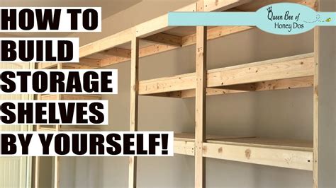 Easy Diy Storage Shelves Part 1 Youtube