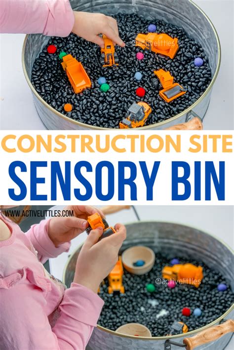 Construction Site Sensory Bin For Toddlers And Preschoolers Active