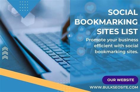 Social Bookmarking Submission Sites List For SEO With High DA
