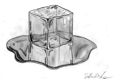 Pin By A Mya Greer On Project Rorrim Ice Cube Drawing Melting Drawing Cube Drawing