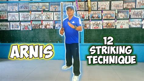 Arnis 12 Striking Techniques Youtube
