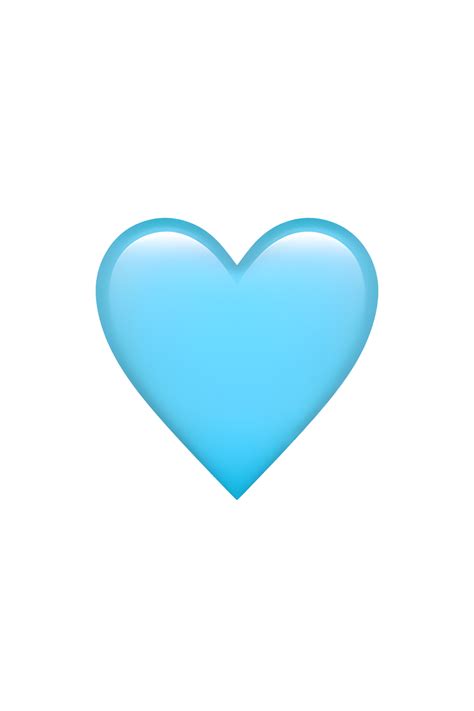 Light Blue Heart Emoji Blue Heart Emoji Blue Heart Emoji Meaning