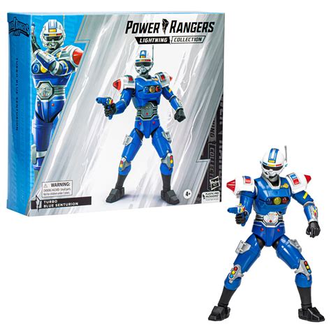 Power Rangers Lightning Collection Deluxe Turbo Blue Senturion And In