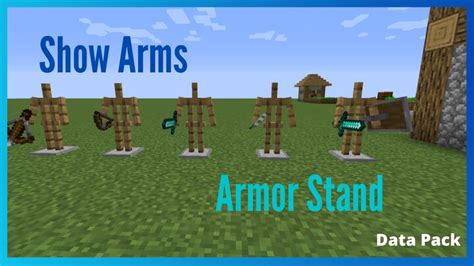 Show Arms Armor Stand Minecraft Data Pack