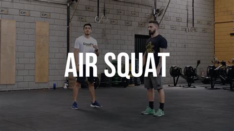 Air Squat Crossfit Unai Youtube