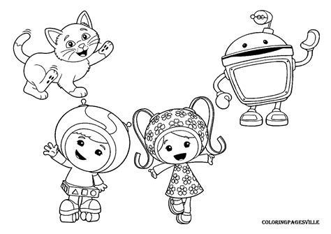 Team umizoomi team umizoomi coloring pages milli and rubber ducks coloring4free team umizoomi geo coloring page. Team Umizoomi Coloring Pages