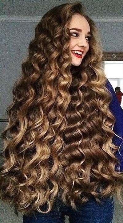 Beautiful Long Curly Hair