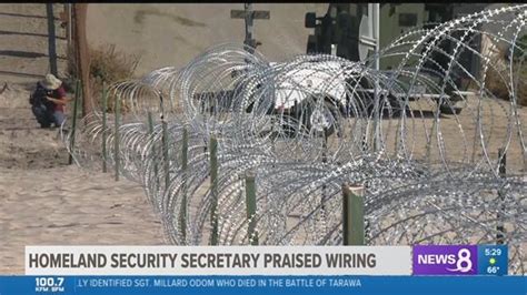 A Closer Look At Razor Wire Reinforcing Border Wall