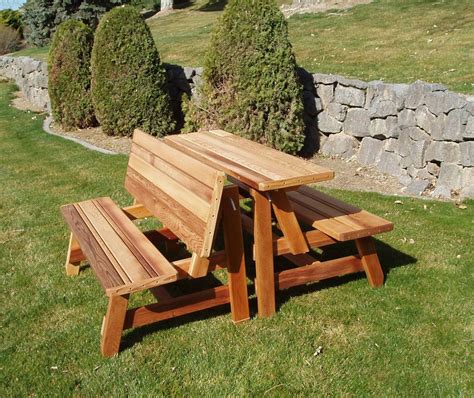 herman wooden convertible table set with bench picnic table picnic table plans picnic table