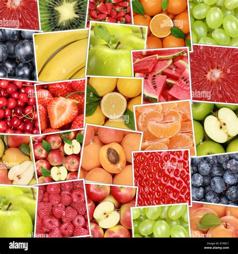 Fruit Fruits Background With Apples Oranges Lemons Banana And