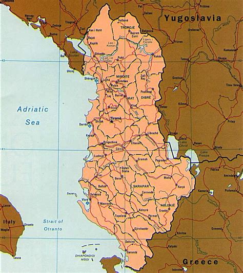 Albania Maps Printable Maps Of Albania For Download