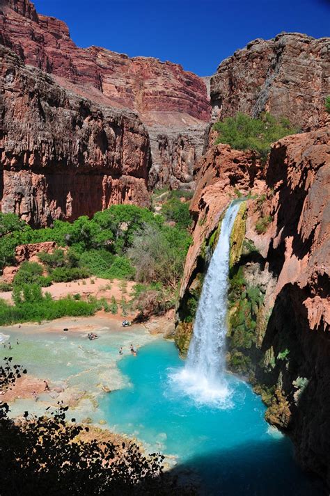 The 100 Ft Waterfall Inside The Grand Canyon Twistedsifter