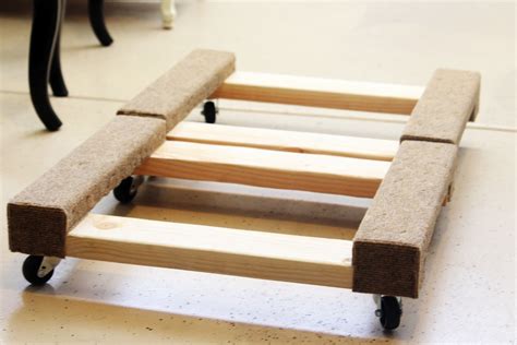 Place the cushion itself on the yard goods and trace around it twice for top and bottom. Natty by Design: furniture dolly - DIY style