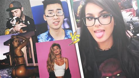 Sssniperwolf Vs Alissa Violet Sommer Ray And Faze Banks Beef Ricegum