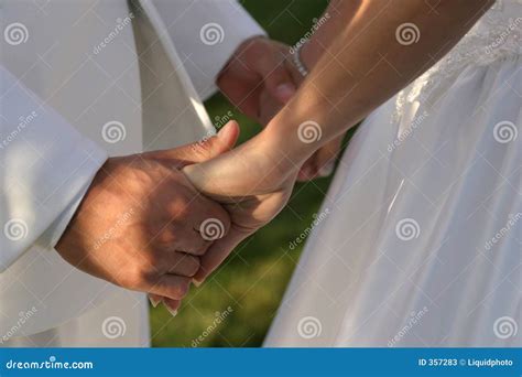 Wedding Holding Hands Stock Image Image Of Male Female 357283