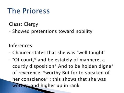The Prioress 1
