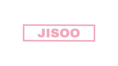 Jisoo Name Logo Name Logo Names Text Overlay