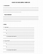 21+ Outline Templates - PDF, DOC | Free & Premium Templates