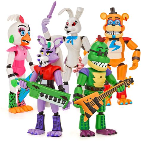 buy new funko fnaf toys set of 5 pcs inspired by five nights at freddy s security breach