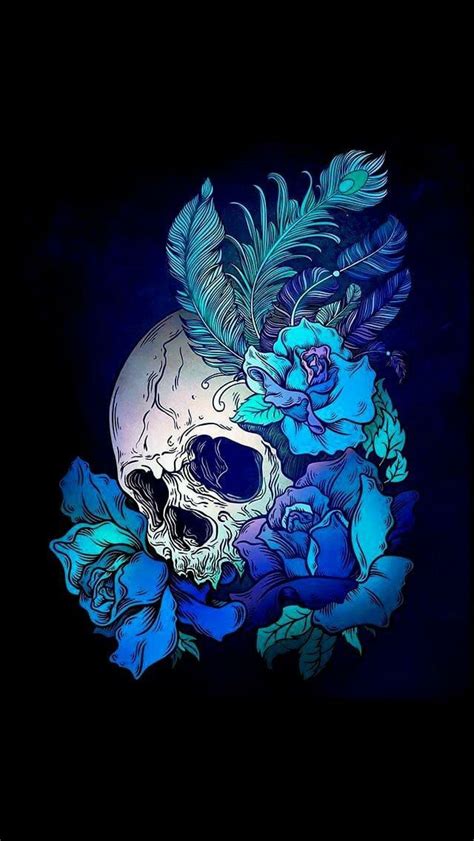 Skull Art Drawing Skull Artwork Skull Drawing With Flowers Edgy