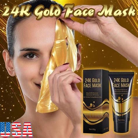 24k Gold Collagen Facial Mask Peel Off Mask Anti Aging Whitening