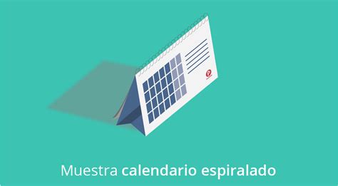 Calendario Sobremesa Con Espiral Impresión Online Proprintweb