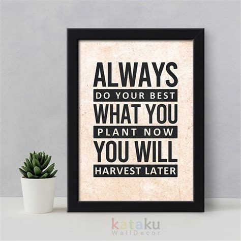 Jual Hiasan Dinding Poster Kayu Quotes Motivasi Inspiratif Do Your Best