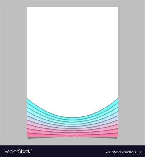 Blank Brochure Template From Curves Flyer In Blank Templates For