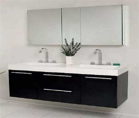 60 bathroom vanity (2 x 24 vanity,2 x porcelain vessel basin sink,1 x 12 side cabinets),double bathroom vanity top with porcelain vessel sink,1.5 gpm faucet/drain parts/mirror includes (white) 3.2 out of 5 stars. Bathroom Sink Cabinet Ideas - Homeaholic.net