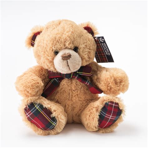 Great gift for mom or birthday. Tartan Scottish Large Teddy Bear Gift