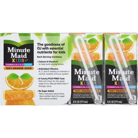 Minute Maid Kids ® 100 Orange Juice Boxes 8 Ct 6 Fl Oz Qfc