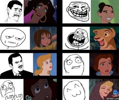 Disney Rage Faces