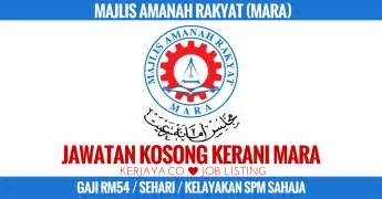 Jawatan kosong suruhanjaya syarikat jawatan kosong telah dibuka oleh ssm bagi rakyat malaysia yang berumur tidak kurang da. Jawatan Kosong Terkini Kerani MARA • Kerja Kosong Kerajaan ...