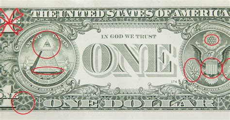 One Dollar Bill Symbols Secrets