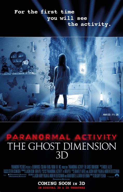 Look Paranormal Activity The Ghost Dimension Poster Revealed