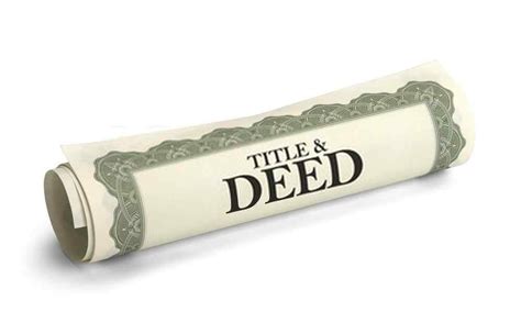 Difference Between A Deed And Title