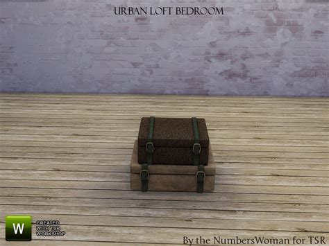 The Sims Resource Urban Loft Bedroom End Table