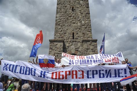 Serbs mark Vidovdan at the Gazimestan memorial - Prishtina Insight ...
