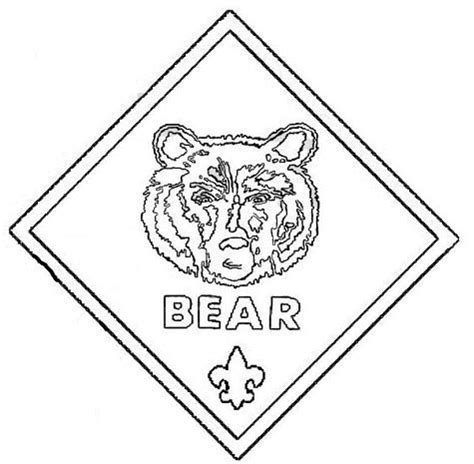 They start from range 6 to 11 years old. bear patch coloring sheet | Cards, Coloring sheets, Patches