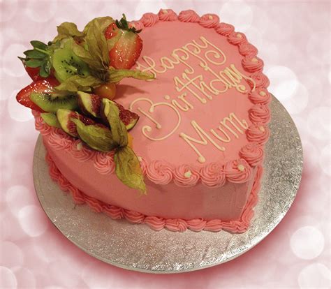 Heart Shape Birthday Cake Red Rose Bakery