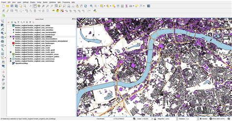 Qgis Missing Buildings On London Mapzen OSM Metro Extract Geographic Information Systems