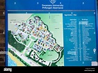 Map of buildings, University of Swansea, Swansea, West Glamorgan Stock ...