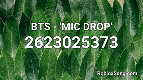 Bta Mic Drop Roblox Music Video Youtube