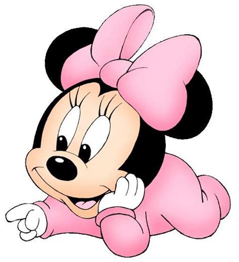 Pink Minnie Mouse Baby Clip Art Library