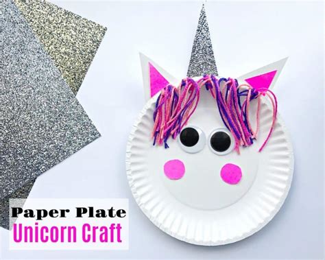 Paper Plate Unicorn Craft Stylish Cravings Easy To Make Crafts